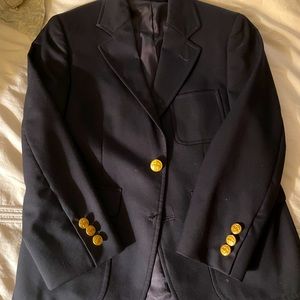 Brooks brothers boys gold two button Junior Blazer wool